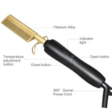 Hot Comb Hair Straightener Heat Comb