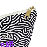 FS Black Pouch Makeup Pouch| Makeup Brush Case| Makeup Bag| Pencil Case