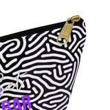 FS Black Pouch Makeup Pouch| Makeup Brush Case| Makeup Bag| Pencil Case