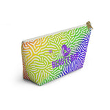 FS Rainbow Pouch Makeup Pouch| Makeup Brush Case| Makeup Bag| Pencil Case