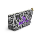 FS Black Pouch Makeup Pouch| Makeup Brush Case| Makeup Bag| Pencil Case