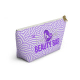 FS Purple Makeup Pouch| Makeup Brush Case| Makeup Bag| Pencil Case