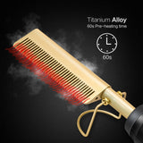 Hot Comb Hair Straightener Heat Comb