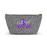 FS Black Pouch Makeup Pouch| Makeup Brush Case| Makeup Bag| Pencil Case