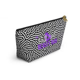 FS Black Pouch Makeup Pouch| Makeup Brush Case| Makeup Bag| Pencil Case