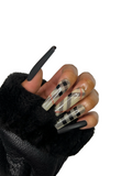 Burberry Baby | 24 pc XL Square Press On Nails (No Sizing Required)