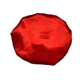 Candy Red Satin Bonnet