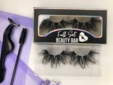 “Raq” | Faux 25mm Mink Lashes | False Eyelashes | Super Long Wispy Lashes