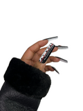 De Vil Wears Lava | Bundle of 2 10 pc XL Square Press On Nails (Size M/L)
