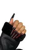 De Vil Wears Lava | Bundle of 2 10 pc XL Square Press On Nails (Size M/L)