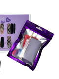 De Vil Wears Lava | Bundle of 2 10 pc XL Square Press On Nails (Size M/L)