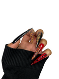 Spice | 20 pc 2XL Stiletto Press On Nails (No sizing required)