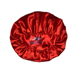 Candy Red Satin Bonnet