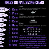 Spice | 20 pc 2XL Stiletto Press On Nails (No sizing required)
