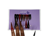 Spice | 20 pc 2XL Stiletto Press On Nails (No sizing required)