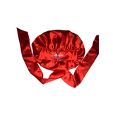 Candy Red Satin Bonnet