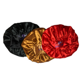 Candy Red Satin Bonnet