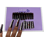 De Vil Wears Lava | Bundle of 2 10 pc XL Square Press On Nails (Size M/L)