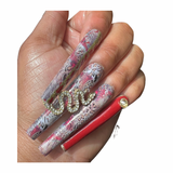 Venom | 10 pc Extendo Bling Press On Nails (S/M Size)