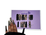 Burberry Baby | 24 pc XL Square Press On Nails (No Sizing Required)
