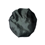 Black Satin Bonnet