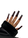 De Vil Wears Lava | Bundle of 2 10 pc XL Square Press On Nails (Size M/L)
