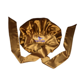 Honey Gold Satin Bonnet