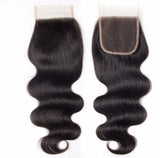 Lace Closure One Piece Body Wave 4x4 5x5 Lace Frontal Closure Virgin Human Hair