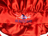 Candy Red Satin Bonnet